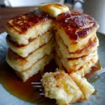Apple Pancakes with Vanilla Maple Syrup