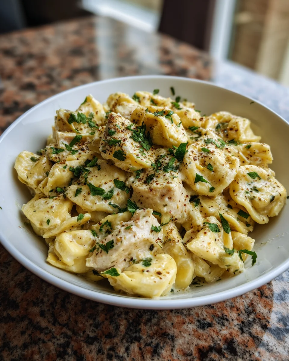 Chicken Tortellini Alfredo
