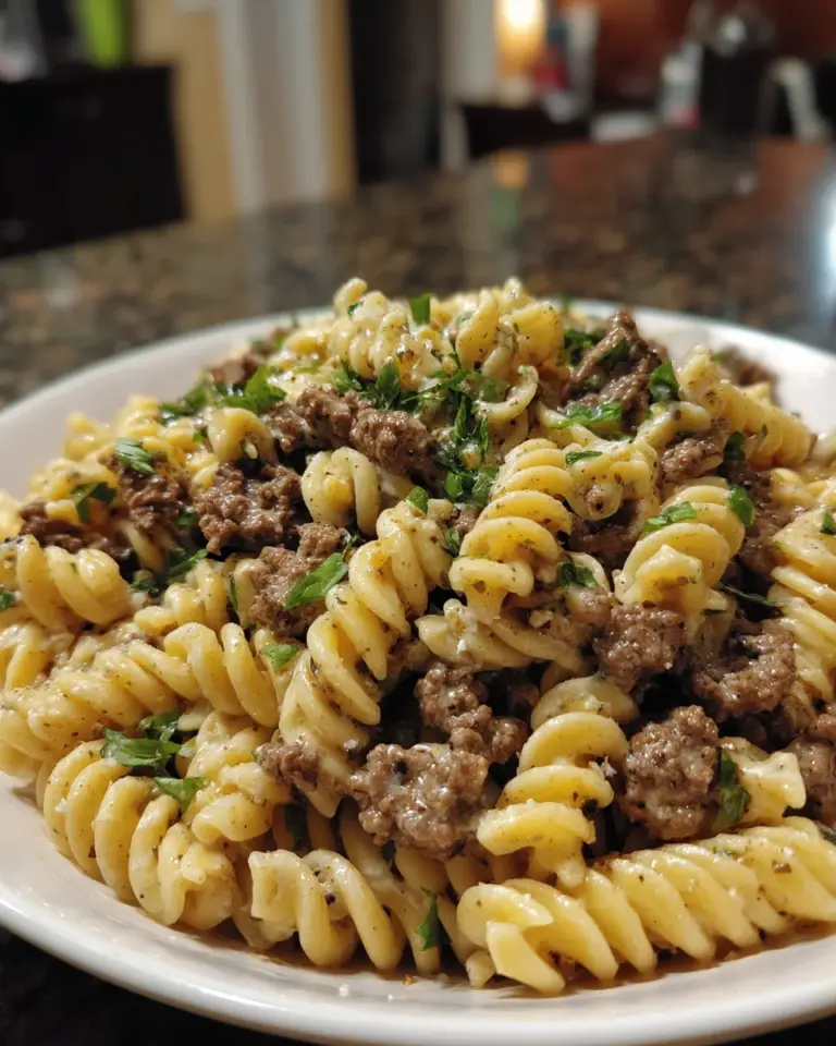 Easy Ground Beef Stroganoff