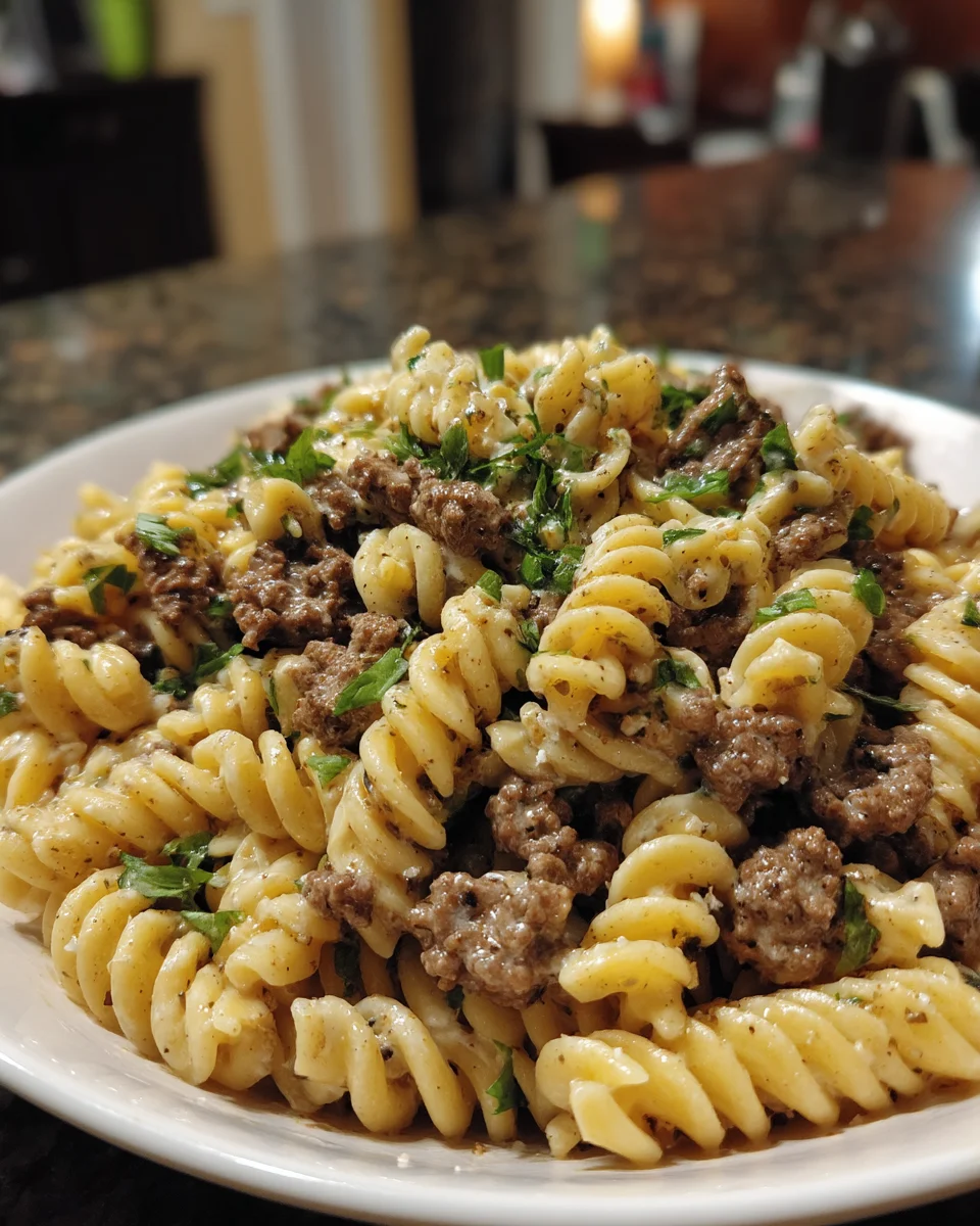 Easy Ground Beef Stroganoff