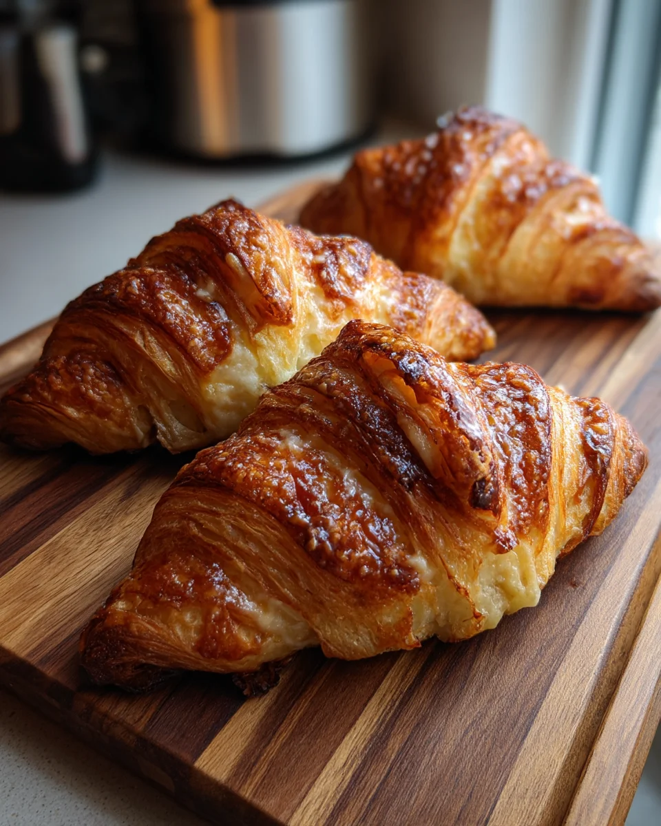 Homemade Chocolate Croissants