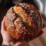 No-Knead Honey Oat Bread