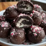 Peppermint Oreo Balls