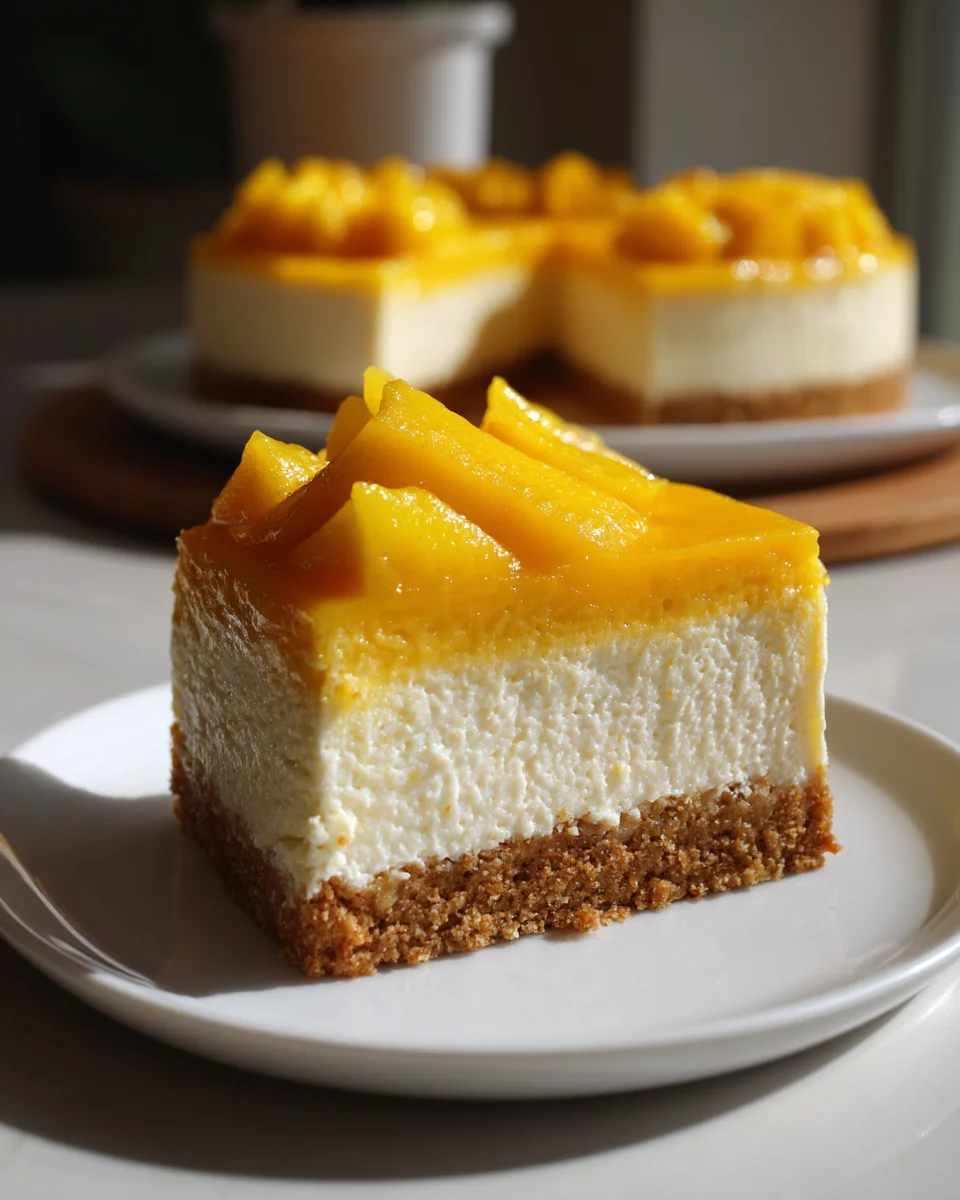 Tropical Mango Cheesecake