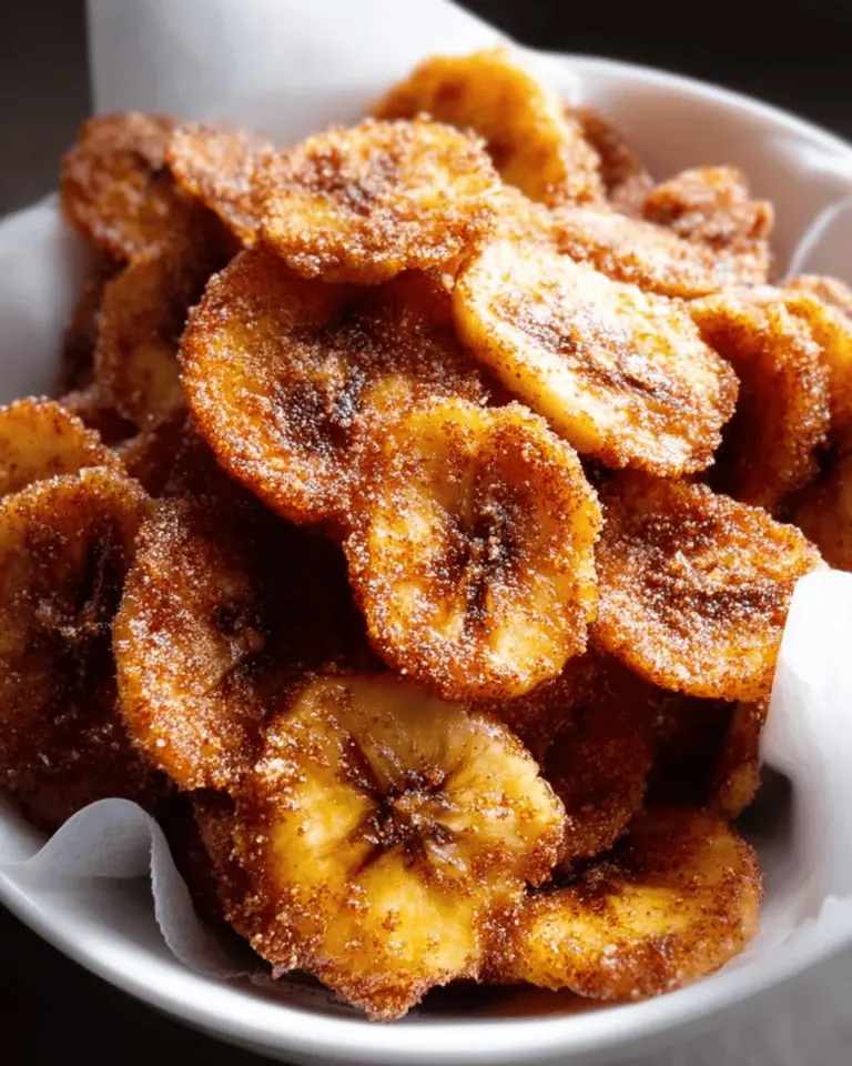 Air Fryer Cinnamon Banana Chips