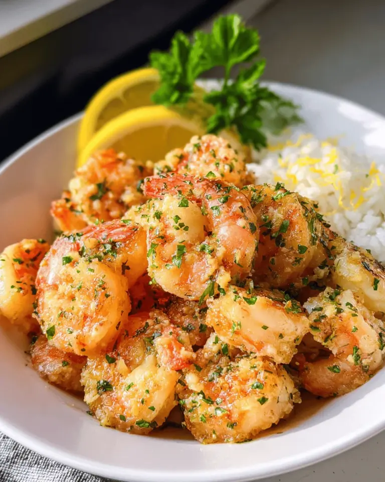 Air Fryer Hawaiian Garlic Shrimp