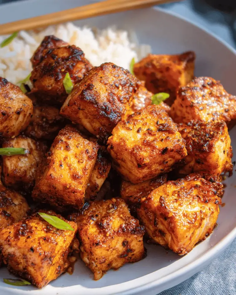 Air Fryer Salmon Bites