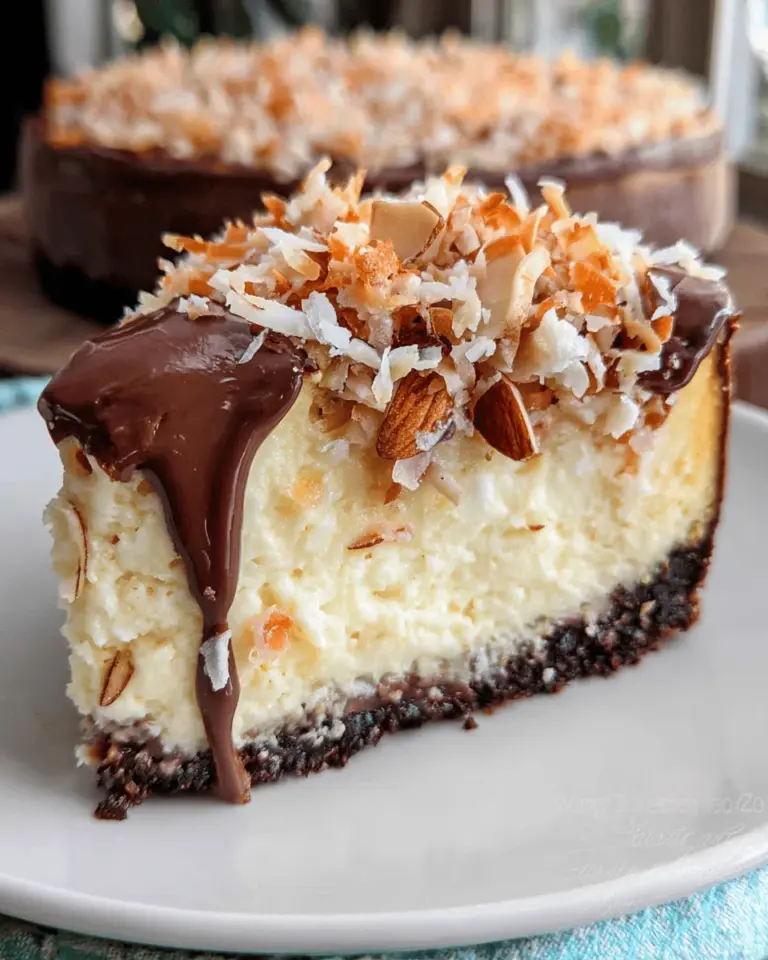 Almond Joy Cheesecake Recipe