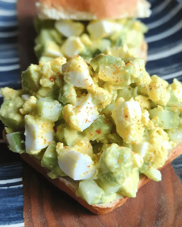 Avocado Cucumber Egg Salad