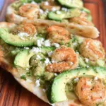 Avocado Shrimp Flatbread Sandwich