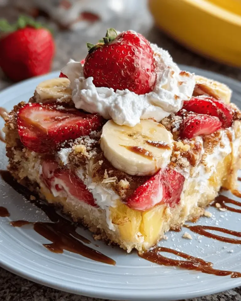Banana Split Dump Cake Recipe