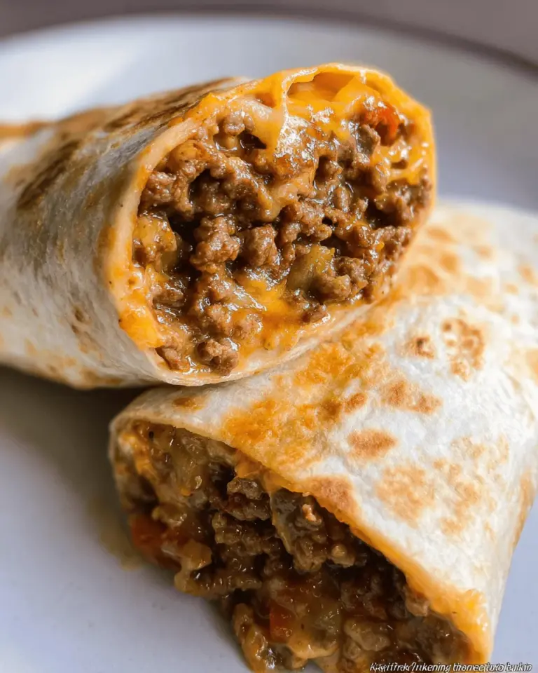Beef and Cheese Burritos