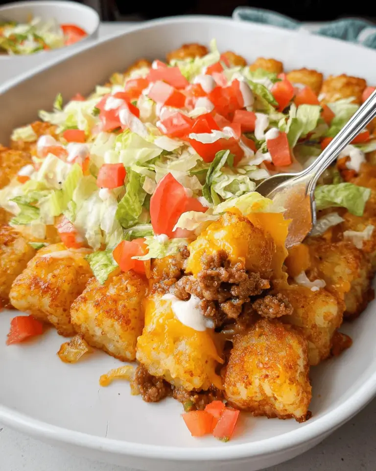 Big Mac Tater Tot Casserole