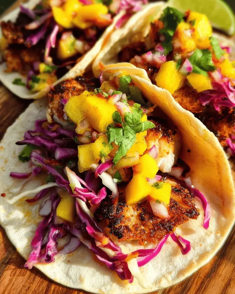 Blackened Fish Tacos Recipe