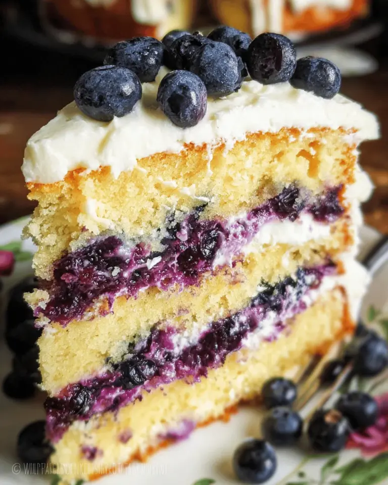 Blueberry Cake Recipe