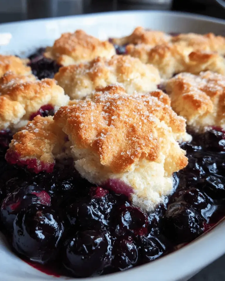 Blueberry Cobbler Recipe