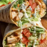Buffalo Chicken Wrap with Homemade Ranch