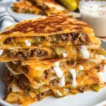 Cheeseburger Quesadillas