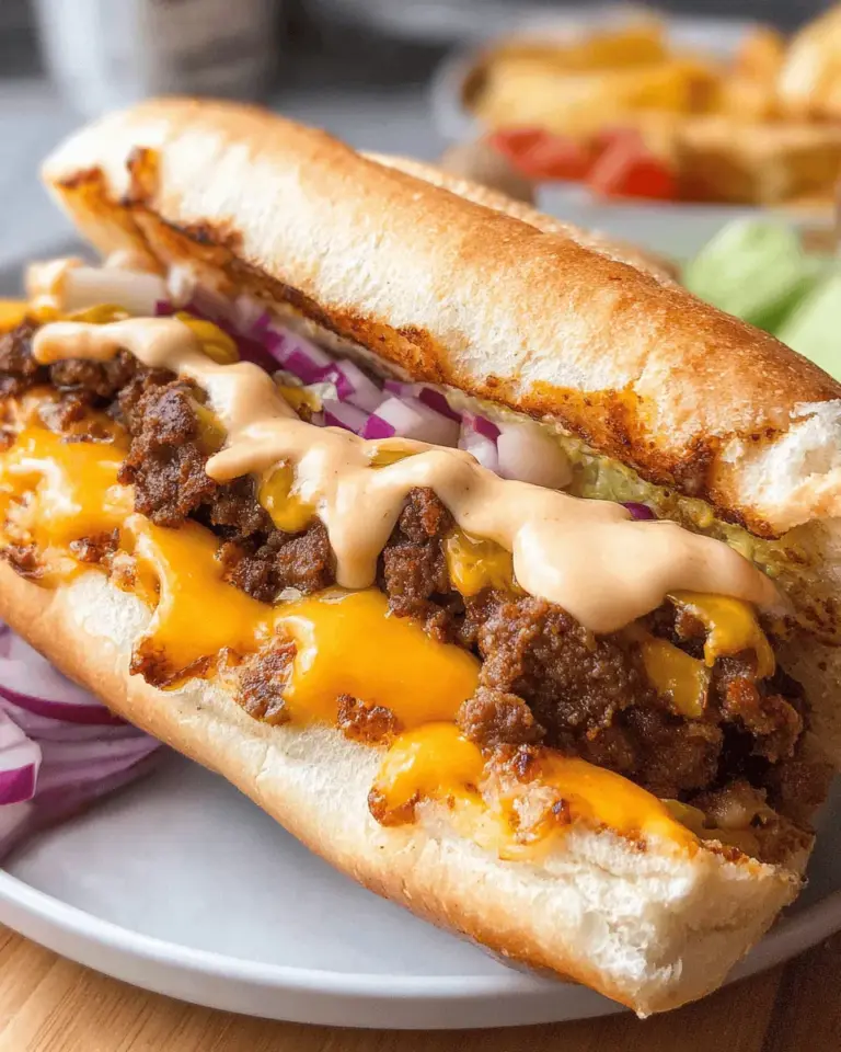 Cheeseburger Subs