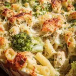 Cheesy Chicken Broccoli Pasta Bake
