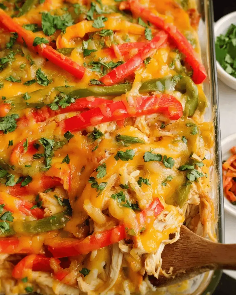 Chicken Fajita Casserole