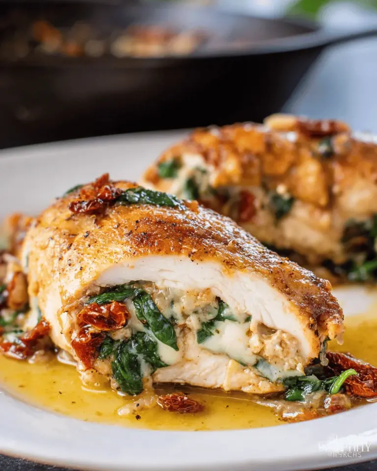 Chicken with Sundried Tomatoes and Spinach