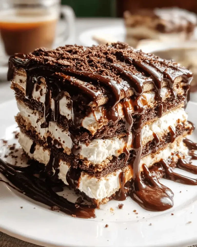 Chocolate Graham Cracker Icebox Cake