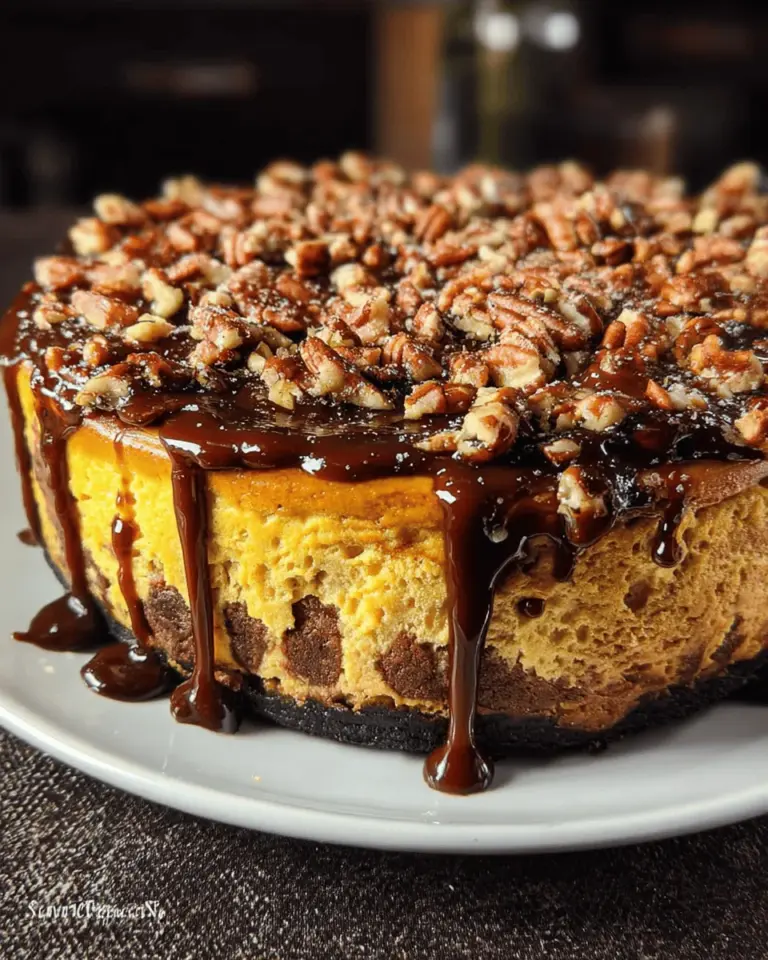 Chocolate Pumpkin Cheesecake Recipe