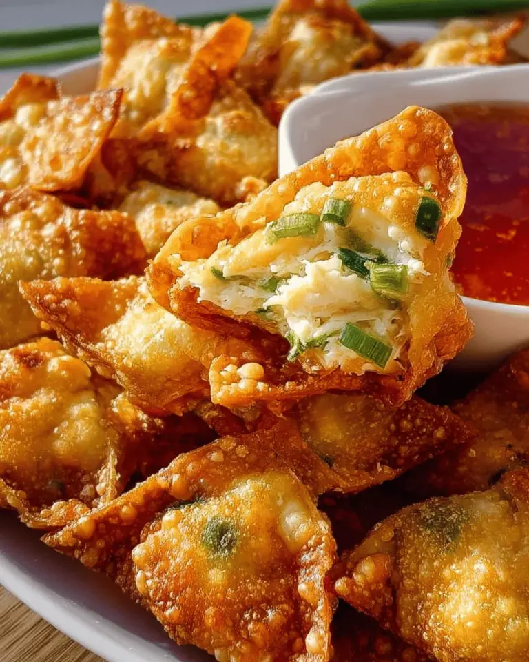 Crab Rangoon (Crab & Cream Cheese filled Wontons)