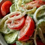 Creamy Cucumber Tomato Salad Recipe