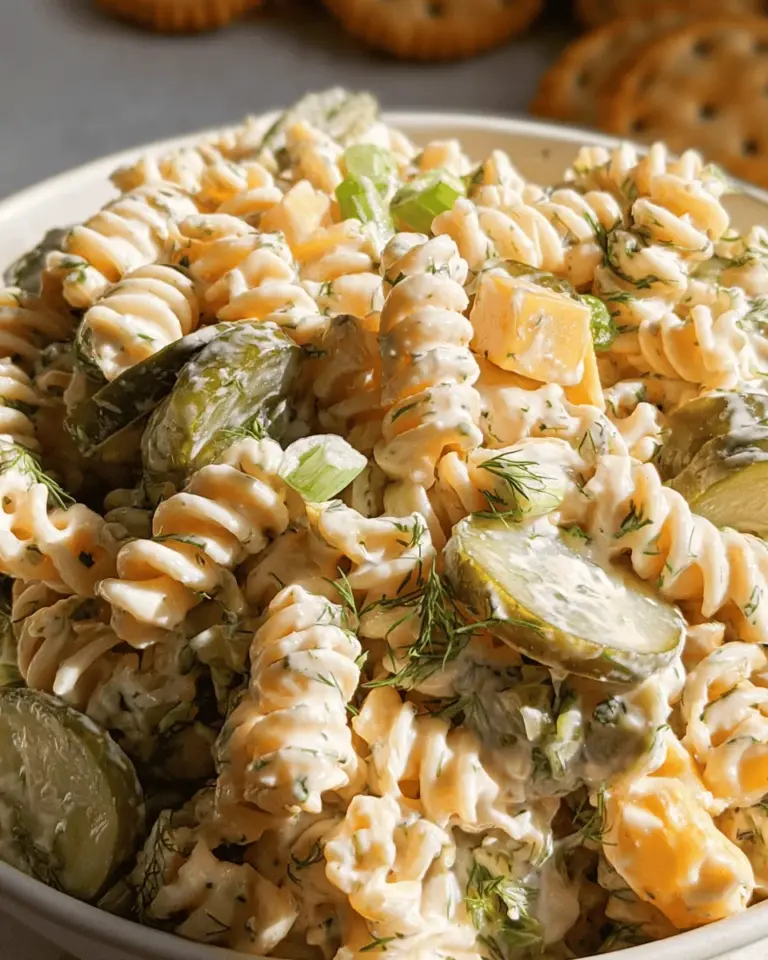 Dill Pickle Pasta Salad
