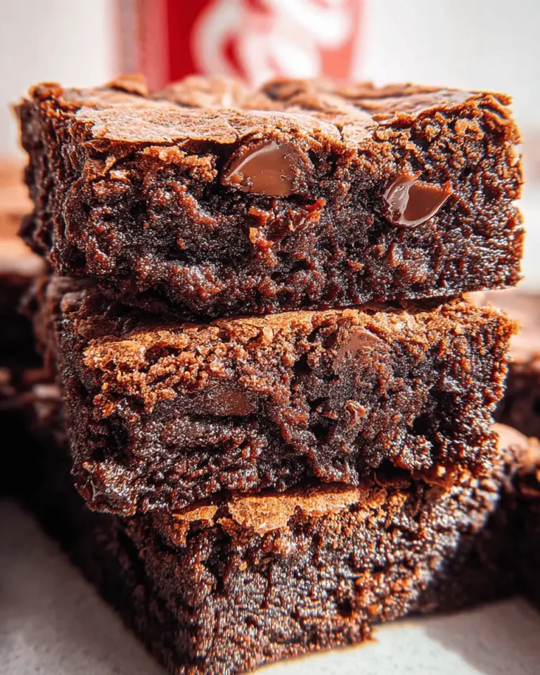 Dr Pepper Brownies