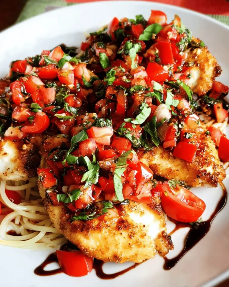 Easy Bruschetta Chicken Recipe