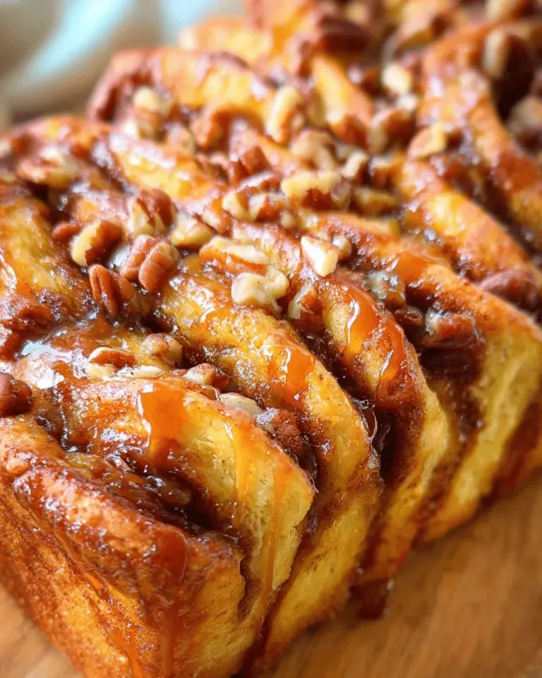 Easy Caramel Pumpkin Pull Apart Bread