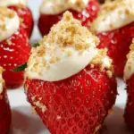 Easy Cheesecake Stuffed Strawberries