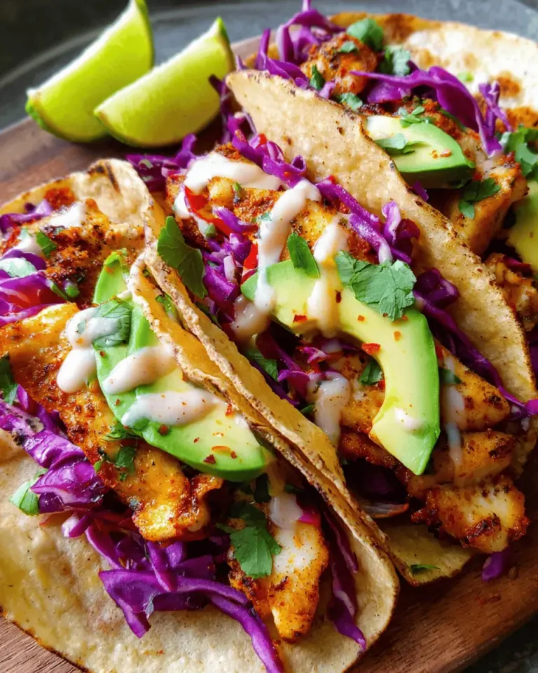 Easy Fish Tacos Recipe