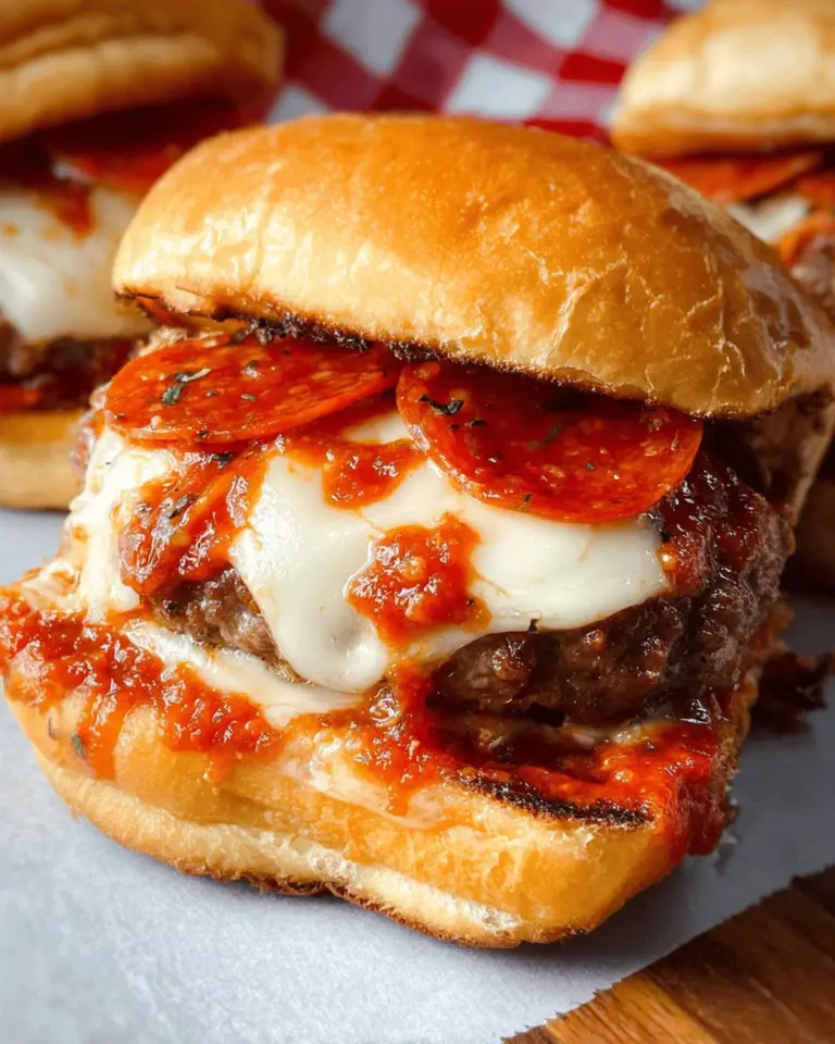 Easy Pizza Burgers Recipe