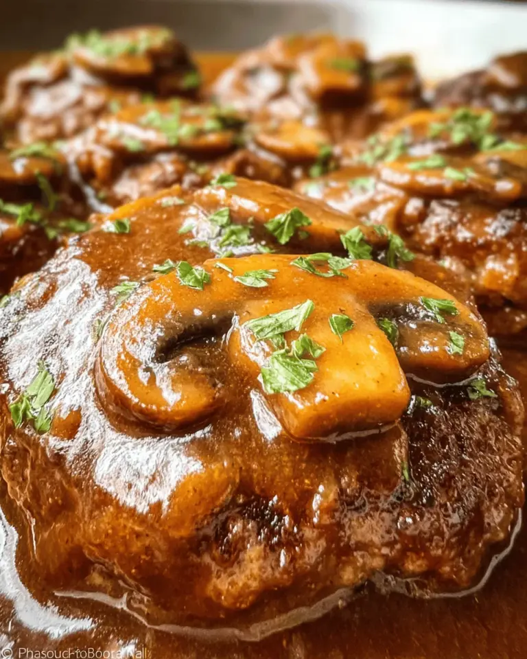 Easy Salisbury Steak Recipe with Mushroom Gravy