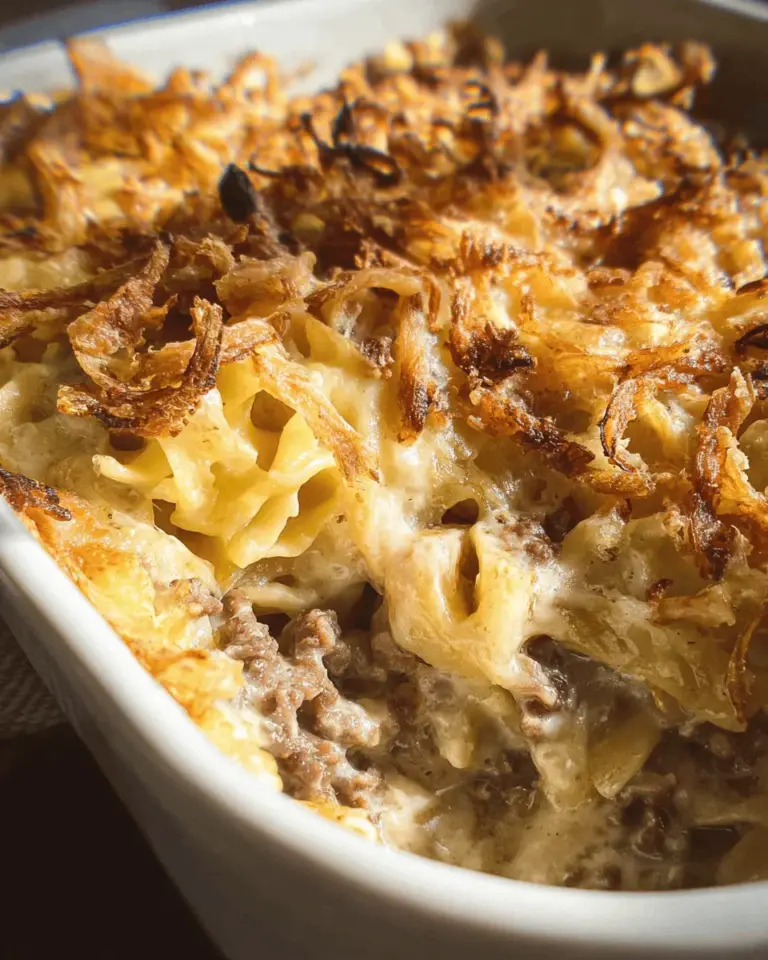 French Onion Beef Casserole