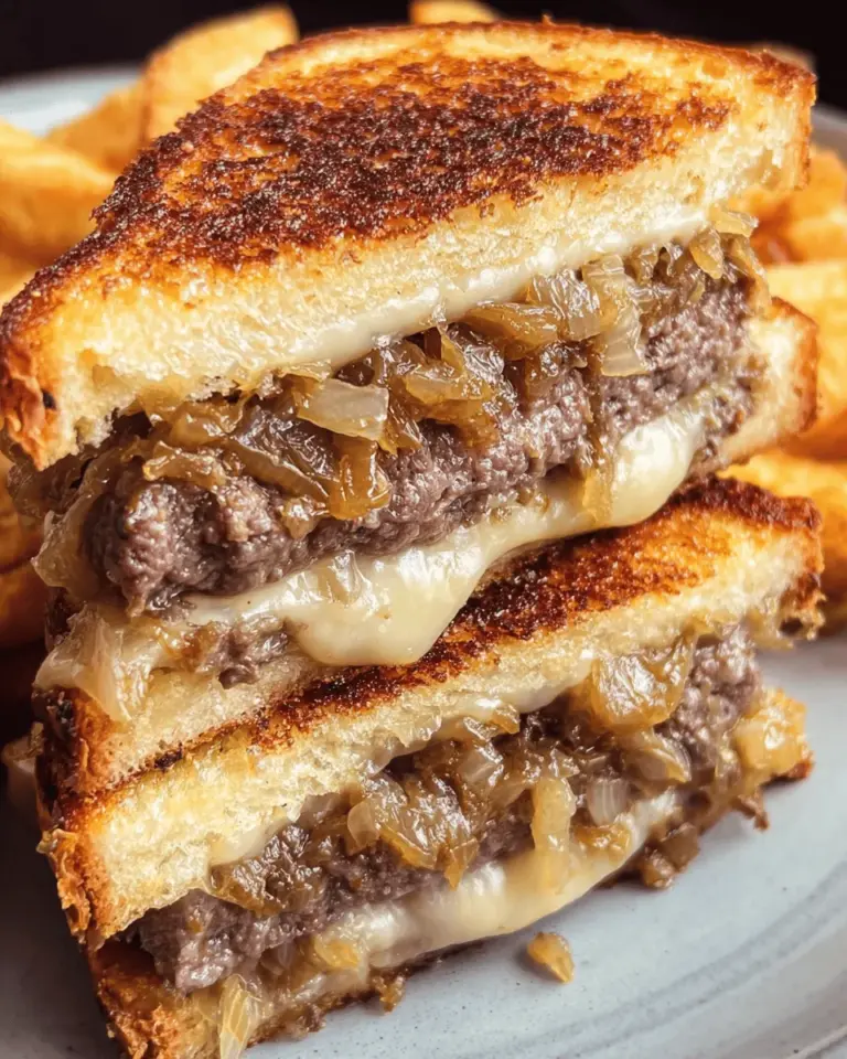 French Onion Patty Melt