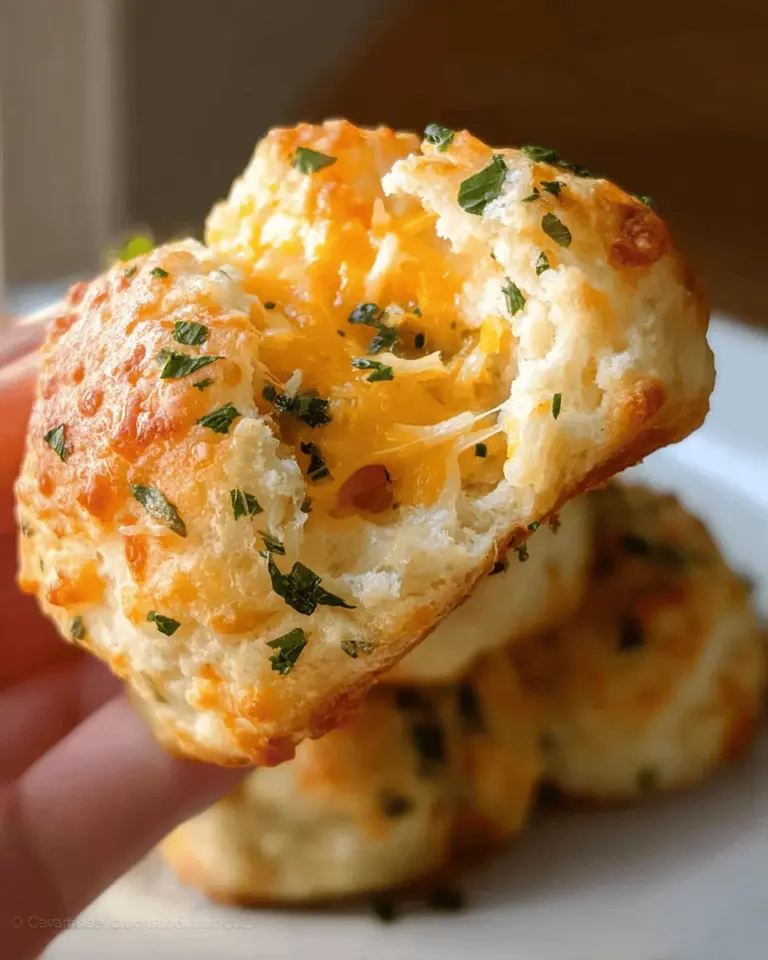 Garlic Cheddar Biscuits (Garlic Cheese Bombs)