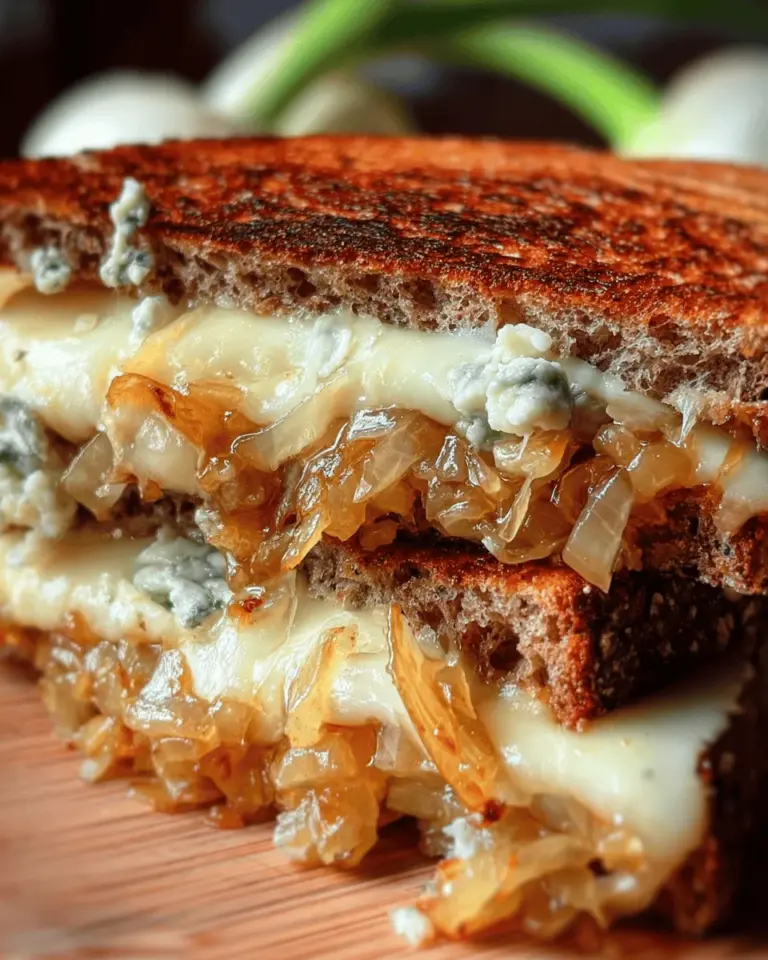 Gruyere and Caramelized Onion Grilled Cheese