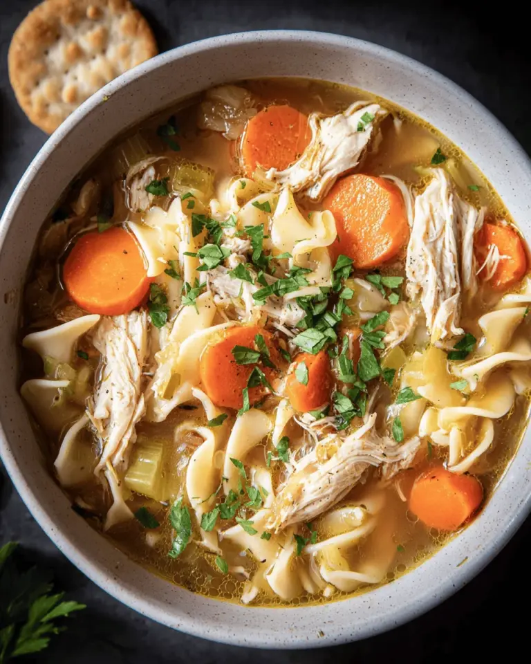Instant Pot Chicken Noodle Soup