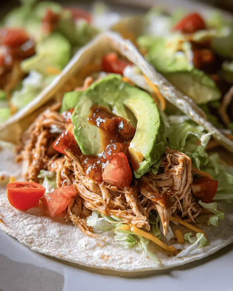 Instant Pot Chicken Tacos