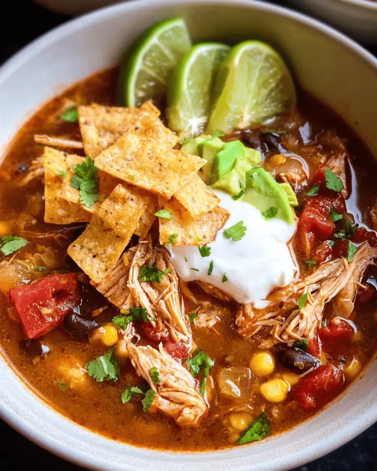 Instant Pot Chicken Tortilla Soup