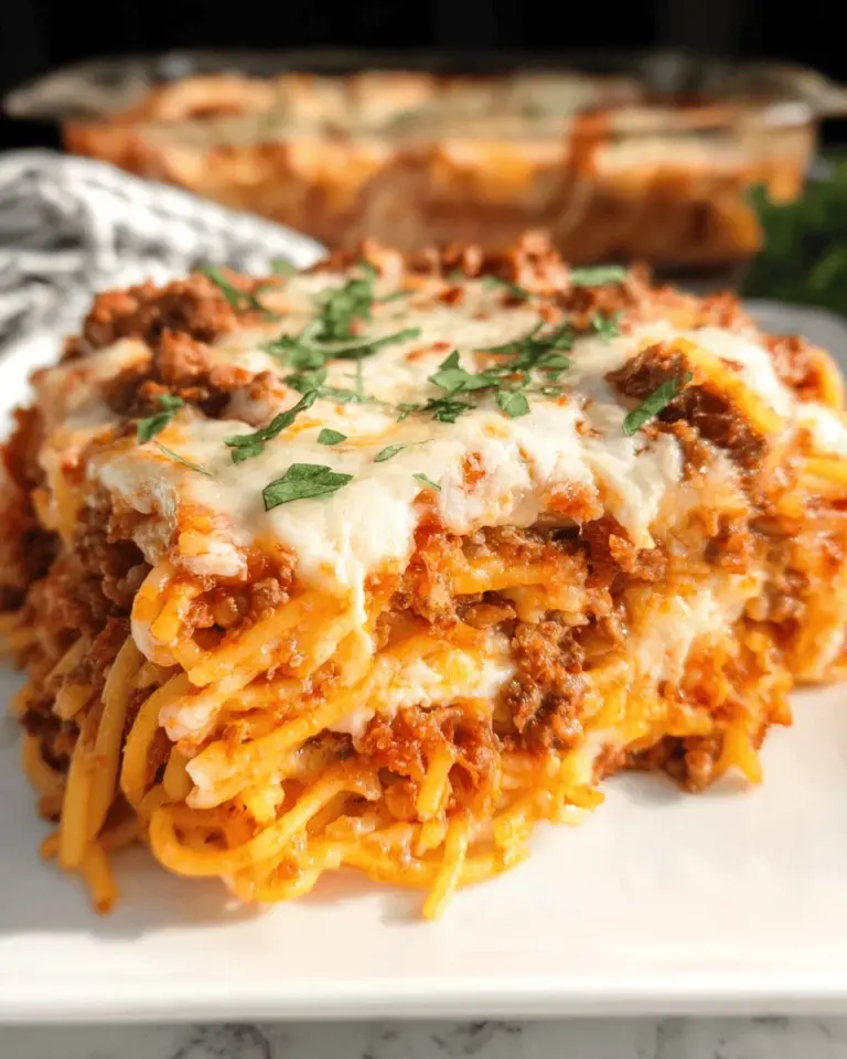 Million Dollar Baked Spaghetti