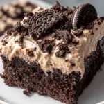Oreo Cookie Dough Chocolate Sheet Cake