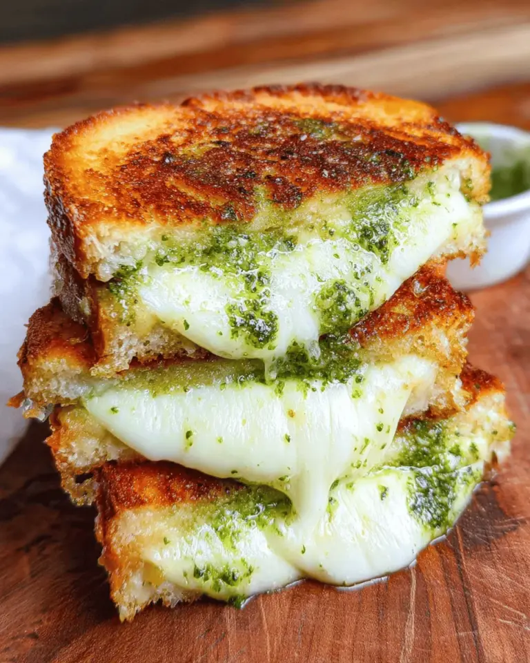 Pesto Grilled Cheese Recipe