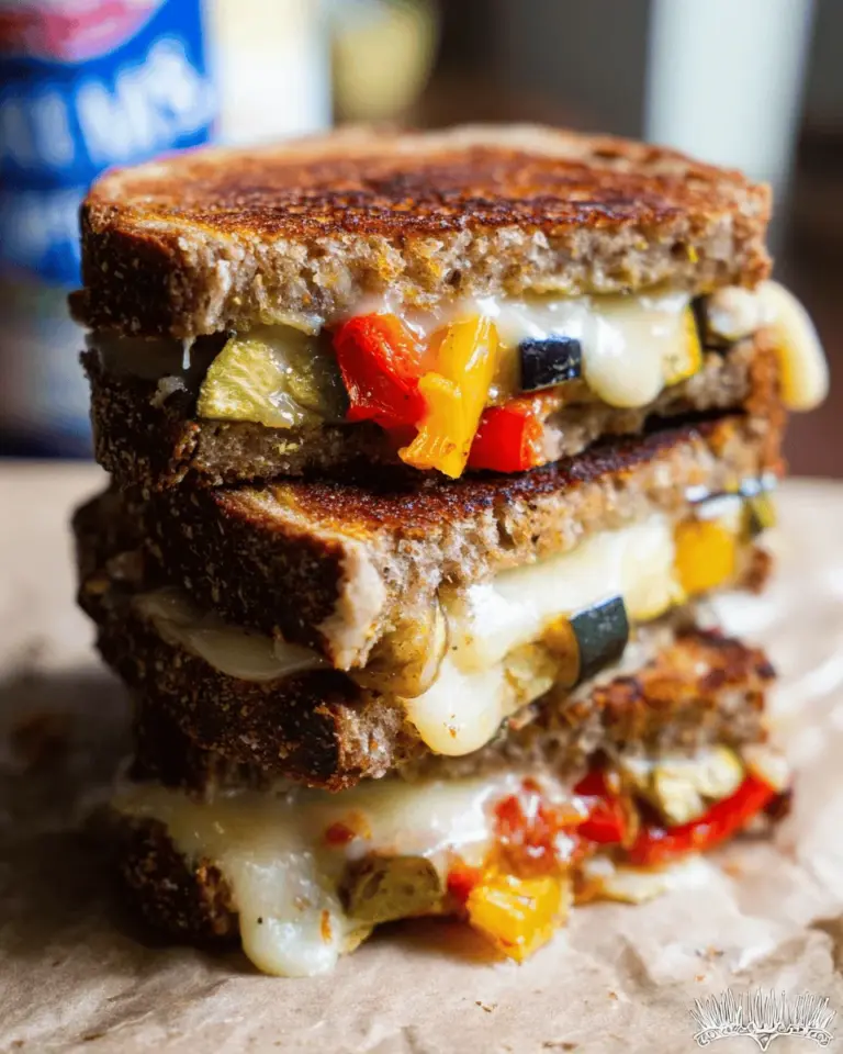 Roasted Vegetable Grilled Cheese