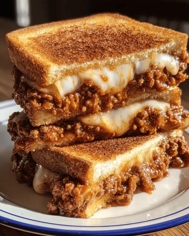Sloppy Joe Grilled Cheese